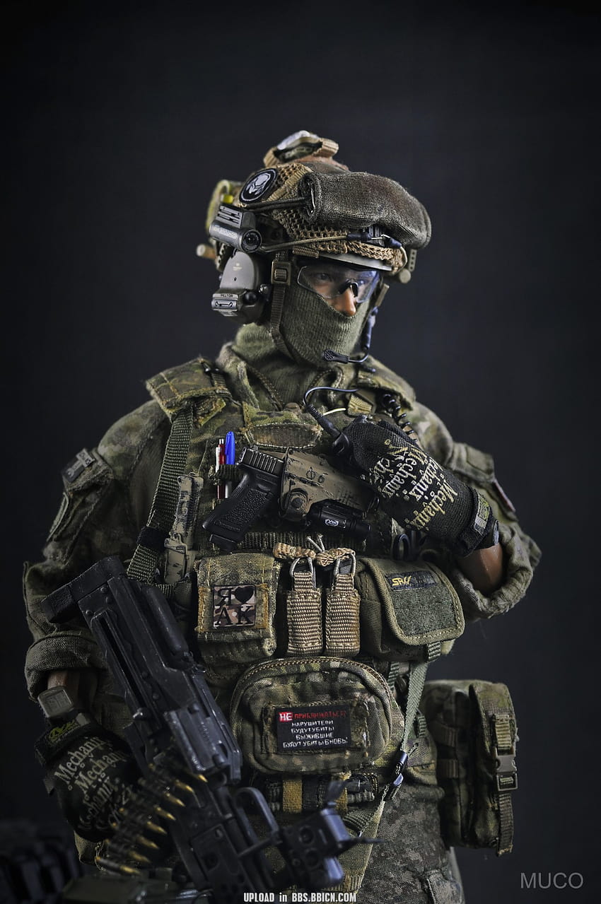 MUCO] SPETSNAZ FSB ALPHA GROUP PKP Machine Gunner 2.0 Soldier Online BBICN HD тапет за телефон