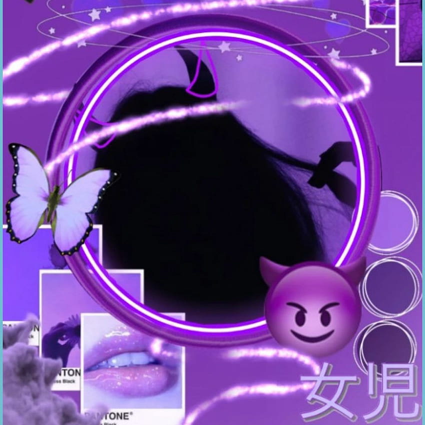 Baddie In 10 Purple Iphone, aesthetic baddie purple HD phone wallpaper