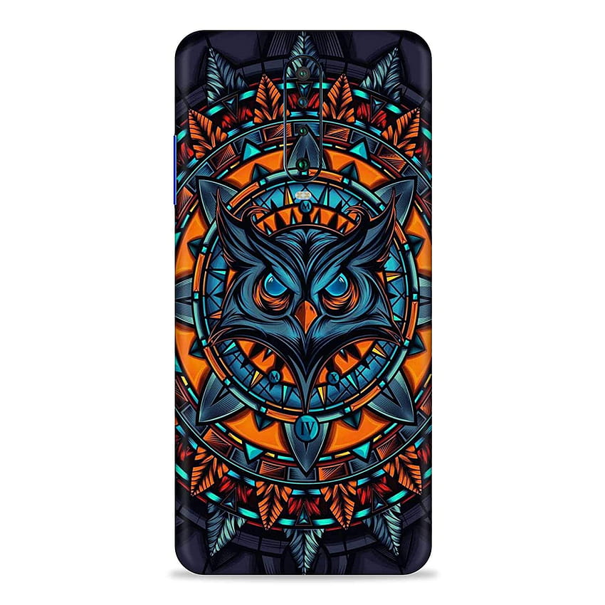 Wrapcart Mighty Owl Orange Mobile Skin untuk Poco X2 : Amazon.in wallpaper ponsel HD