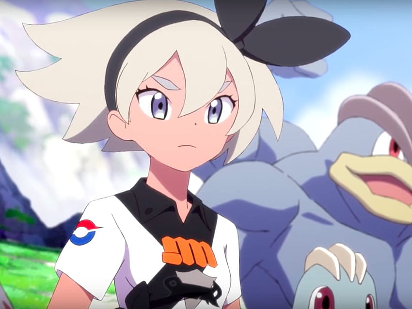 Pokémon Sword and Shield cartoon shows a gym leader dealing with defeat, pokemon bea HD wallpaper
