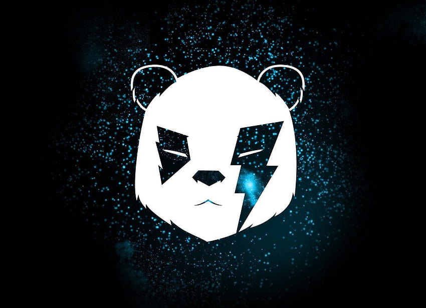 Space Panda Rocker, panda logo HD wallpaper