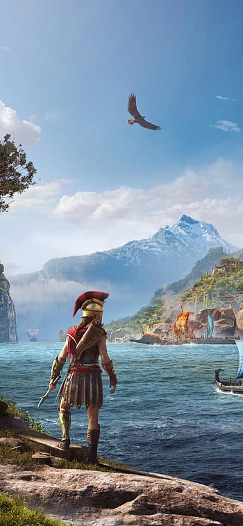 Assassin's Creed: Odyssey, Girl Back View IPhone 11 Pro XS X , Background  HD phone wallpaper | Pxfuel