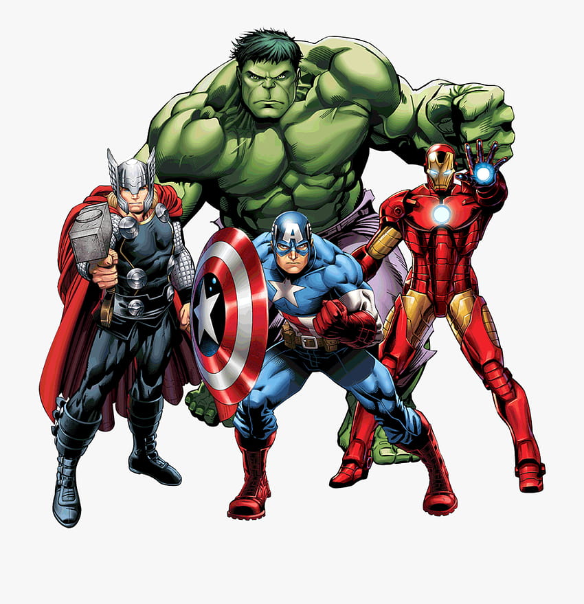 Cartone animato clipart Avengers, cartone animato Avengers Trasparente per su WebStockReview 2021 Sfondo del telefono HD