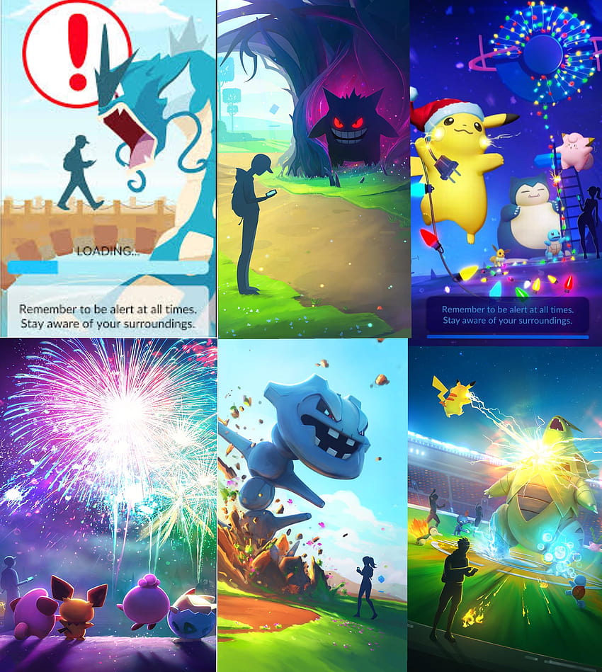 ] All Loading Screens Prior to This Halloween : pokemongo HD phone wallpaper