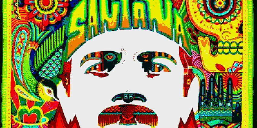 SANTANA latin rock blues chicano hard jazz pop poster psychedelic, psychedelic music HD wallpaper