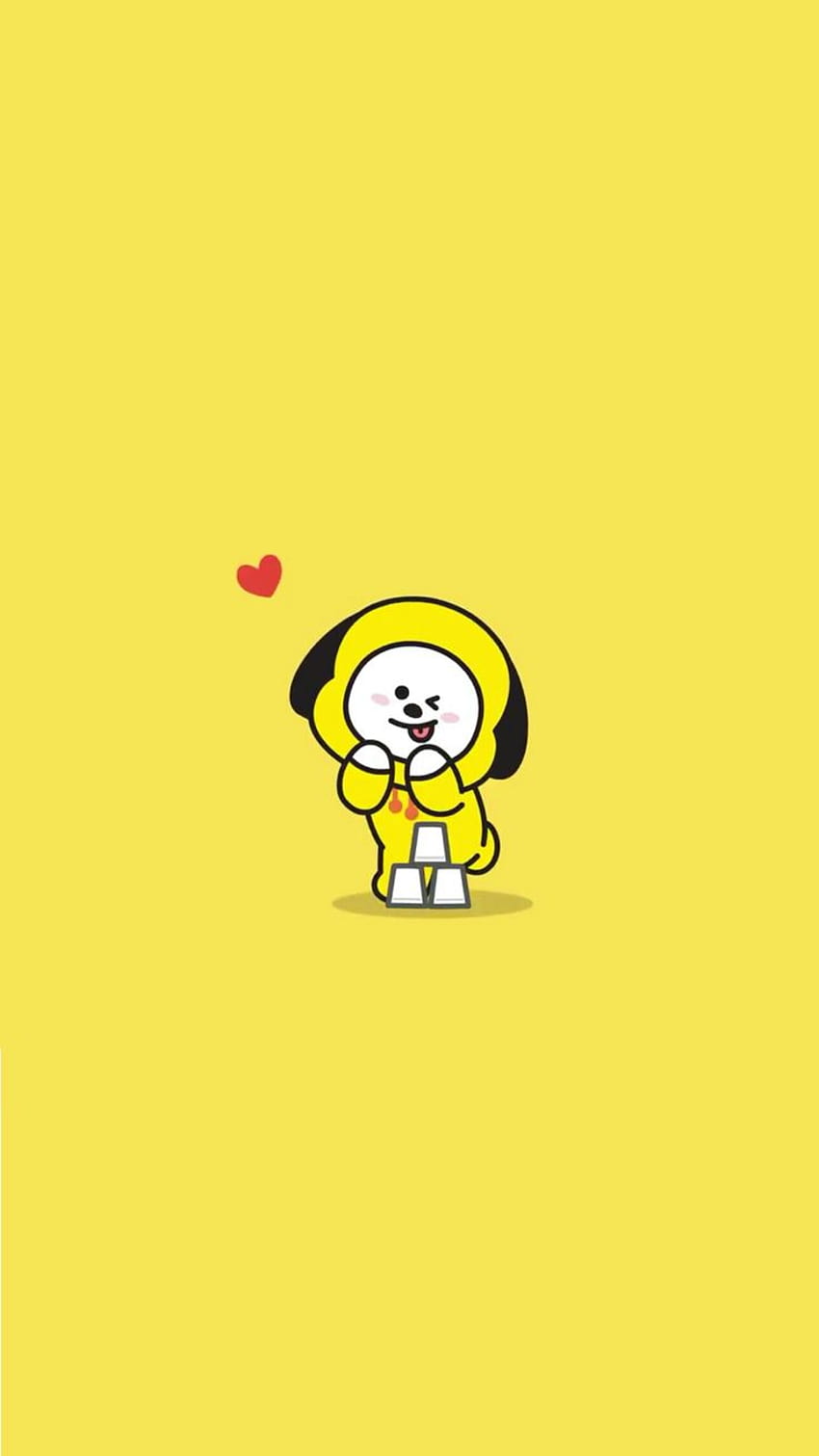 BTS BT21 CHIMMY pls make sure to follow me [736x1308] for your , Mobile & Tablet, bts characters HD phone wallpaper