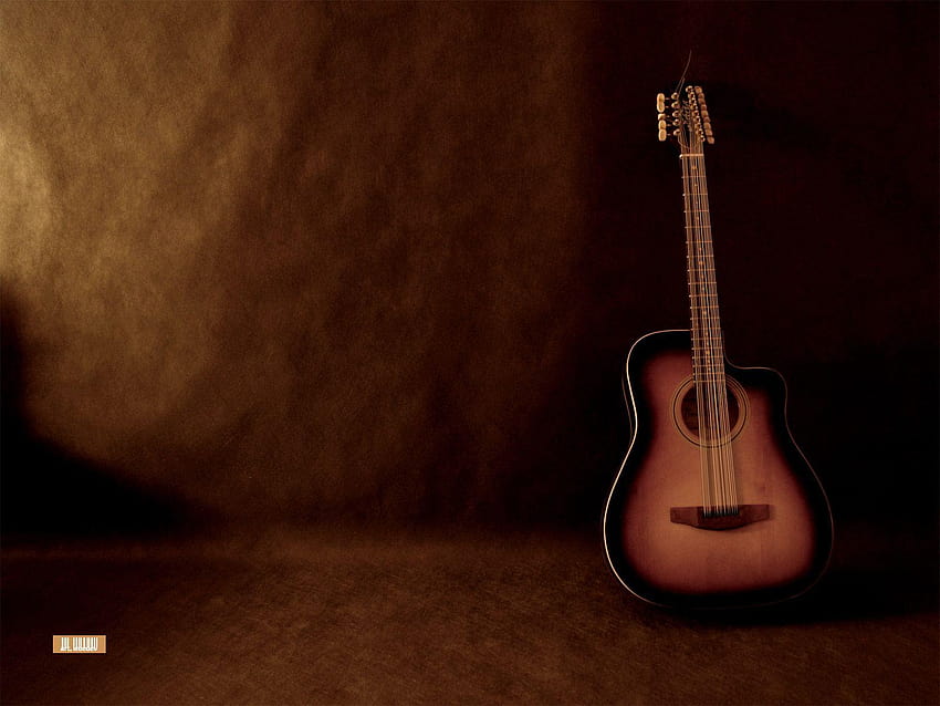 Guitar Brown Cool, cool acoustic HD wallpaper