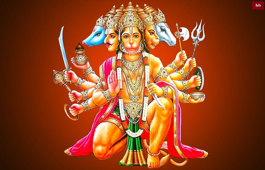 Panchmukhi Hanuman, Panchmukhi Hanuman, Panchmukhi Hanuman, Panchmukhi Hanuman, Panchmukhi Hanuman HD-Hintergrundbild