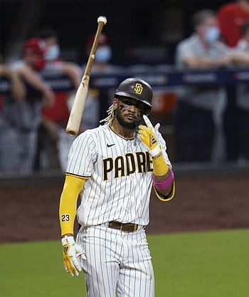 Download Fernando Tatis Jr Celebrates after Sliding Safely into Home  Wallpaper