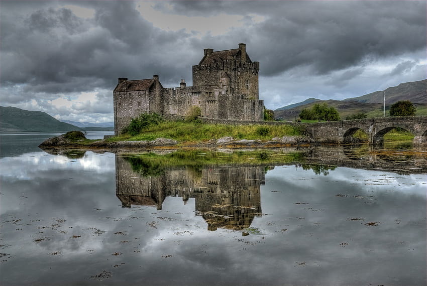 fond ecran ecosse scotland gratuit paysage landscape 16, scottish castles HD wallpaper