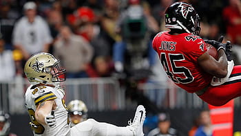 WATCH: Deion Jones intercepts Drew Brees in the end zone to save HD  wallpaper