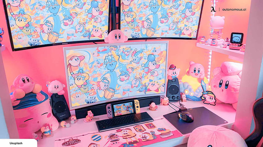 Kawaii Desk Setup: Understanding the Trend and How to Use It, kawaii gaming room HD wallpaper