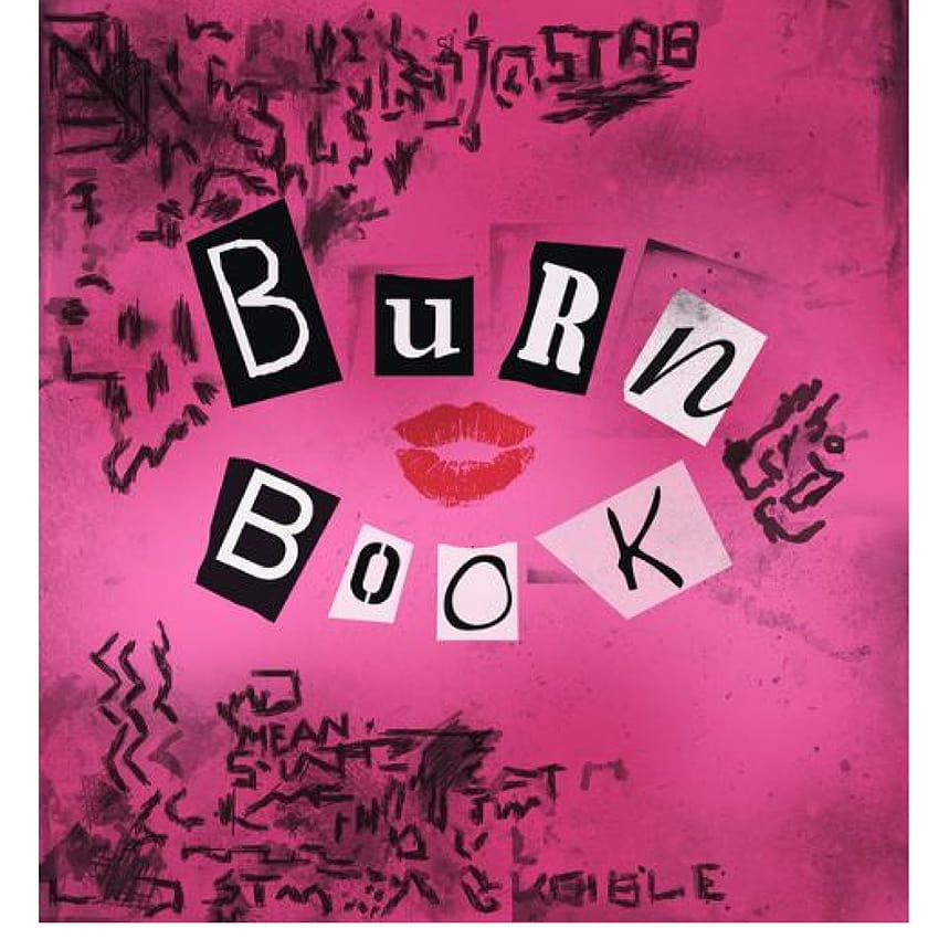 Зли момичета, публикувани от Джон Симпсън, изгорете книгата HD тапет за телефон