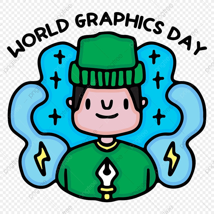 Hype Boy And Drawing Pen Vector Art For World Graphics Day, Hype, Boy, Drawing PNG and Vector with Transparent Backgrounds for HD phone wallpaper