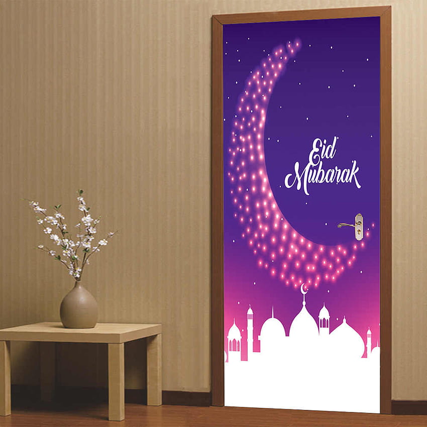 3D Muslim Arabisch Islam Vinyl Aufkleber Eid Mubarak Ramadan Kareem Wandaufkleber Wohnzimmer Schlafzimmer Home Dekorationen HD-Handy-Hintergrundbild