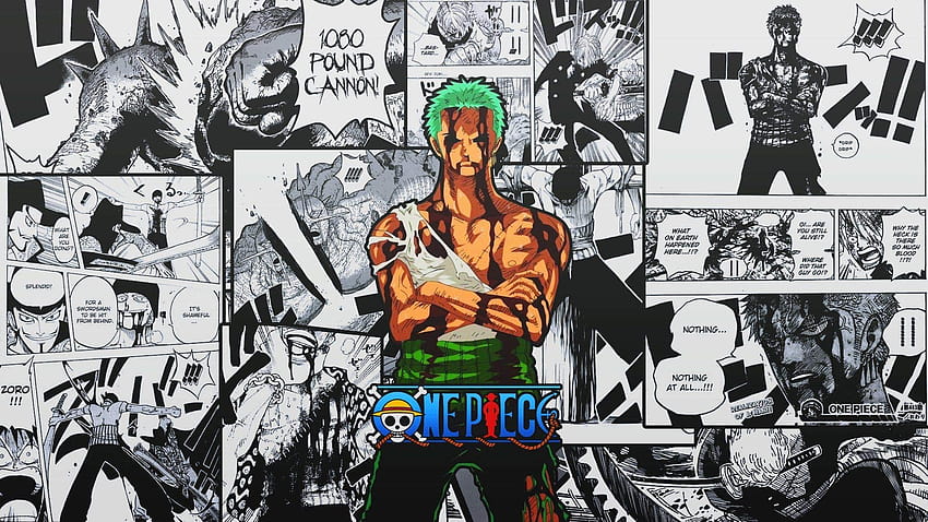 Anime One Piece Roronoa Zoro Manga Poster dan Cetakan Tidk Dinding Seni Hadiah Dekorasi 12x18 Wallpaper HD