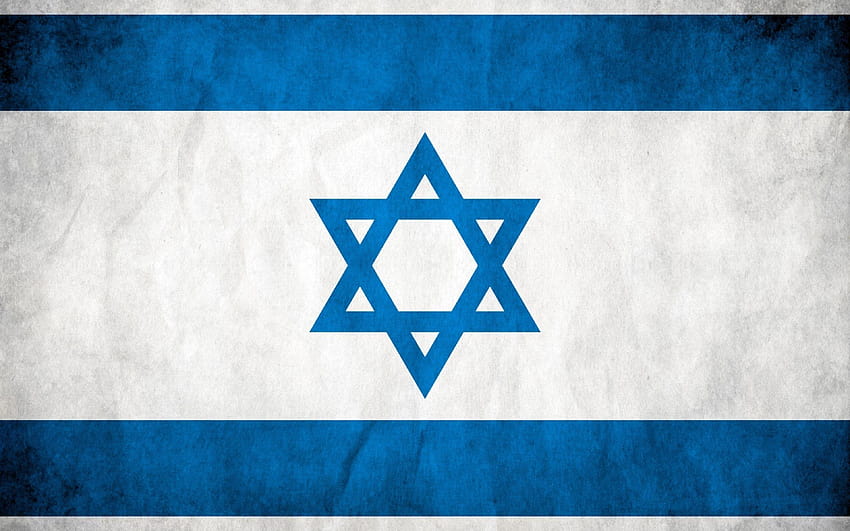 Bandeira de Israel, bandeiras internacionais papel de parede HD