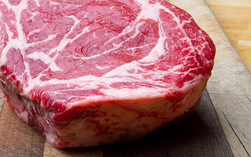 What is marbling in beef?, chunk of meat HD wallpaper