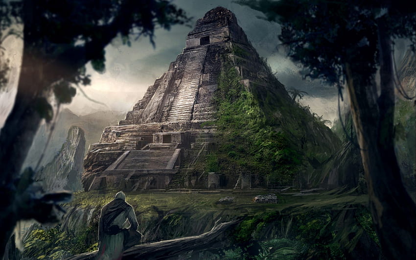 Mayan Ruins, ancient ruins HD wallpaper