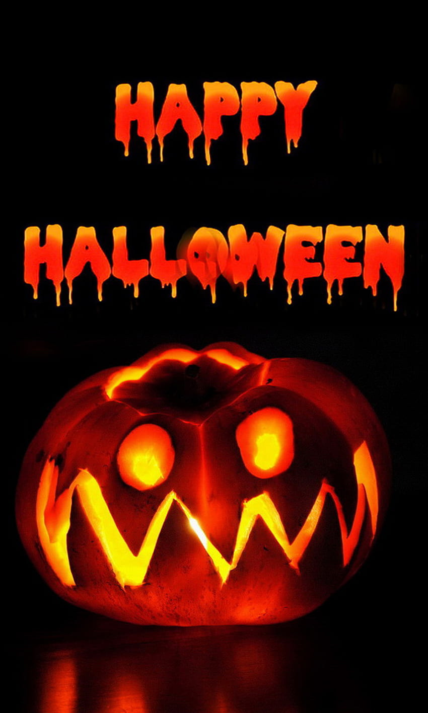 halloween phone ,jack o' lantern,calabaza,trick or treat,orange, pumpkin, halloween pumpkin cellphone HD phone wallpaper