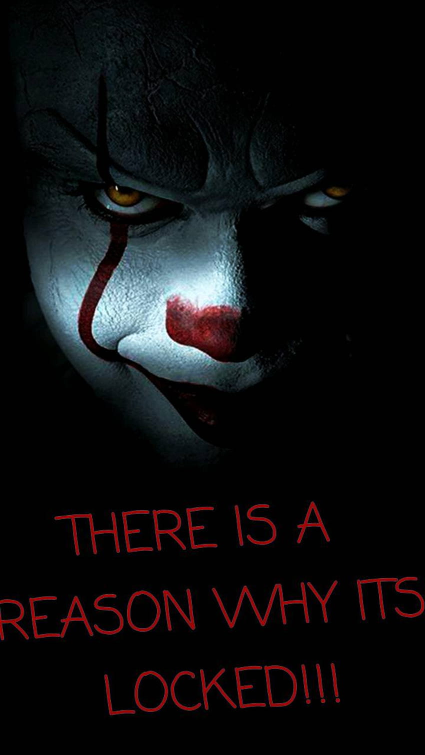 Pennywise thing by CrazyMonkeyLady123, its locked for a reason HD phone wallpaper