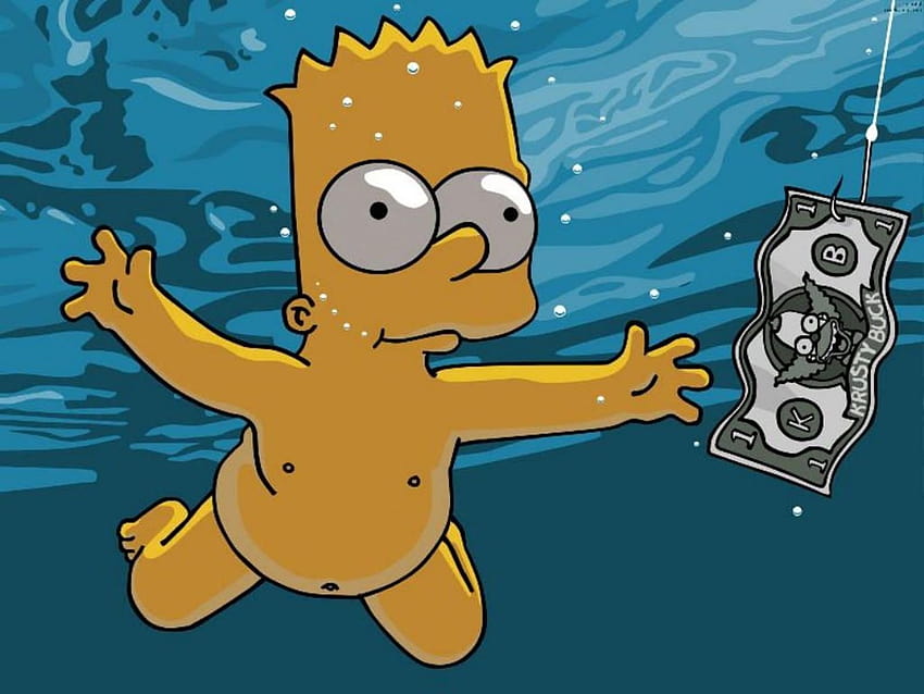 Bart Simpson Weed on Dog, Homer i Bart Tapeta HD