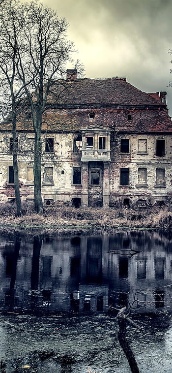 Old house lake HD wallpapers | Pxfuel