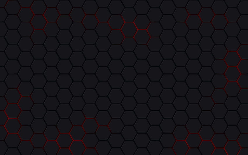 Black Hexagon afari, black and white hexagon HD wallpaper | Pxfuel