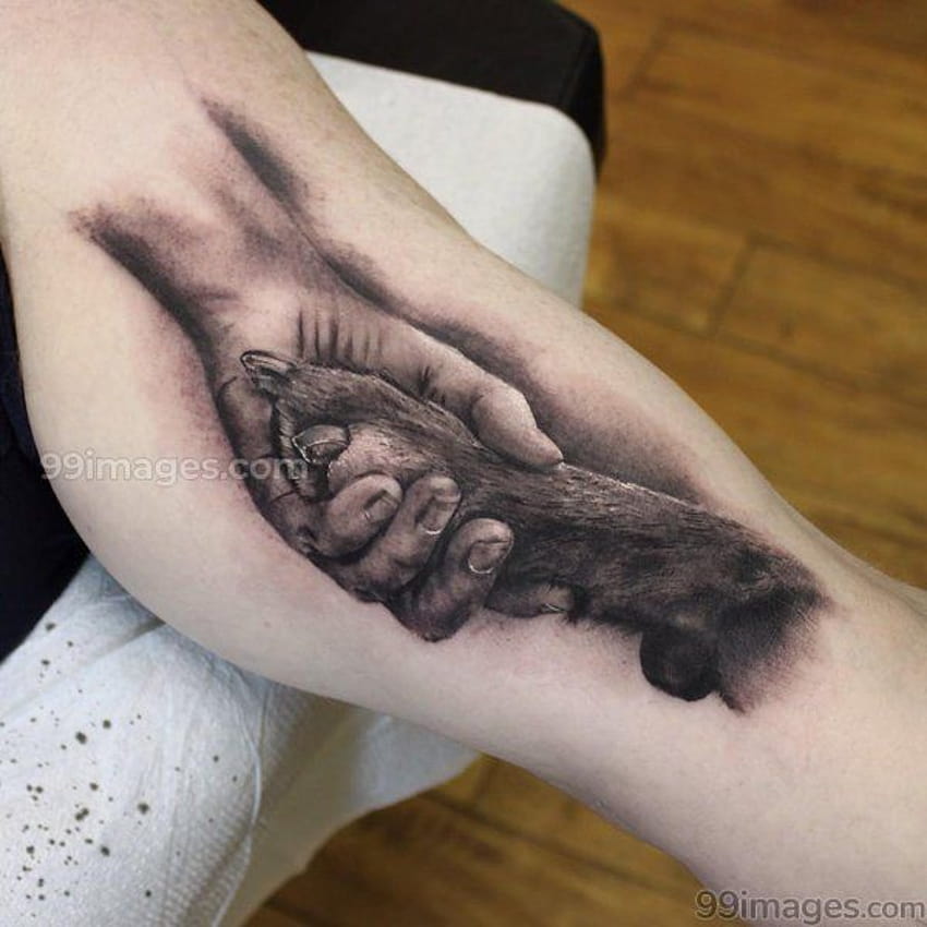 100 Adorable Pet Tattoos People Got To Immortalize Their Best Chums  Bored  Panda