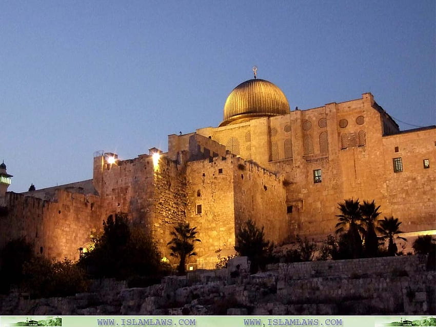 Mezquita Al Aqsa en Al Quds fondo de pantalla