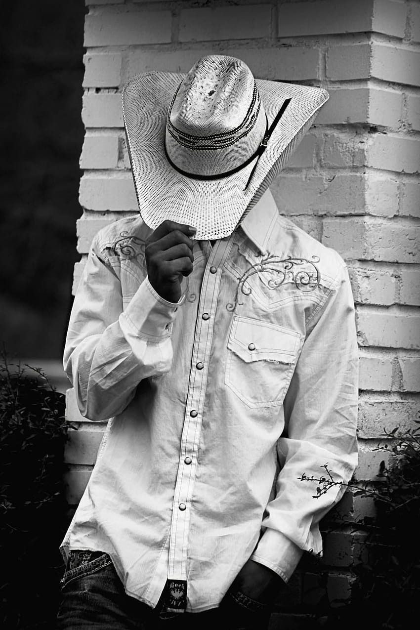 men-s-cowboy-hat-and-button-up-long-sleeve-shirt-hd-phone-wallpaper