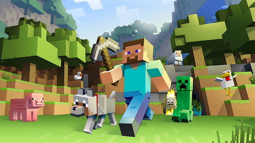 5 Minecraft, minecraft summer HD wallpaper