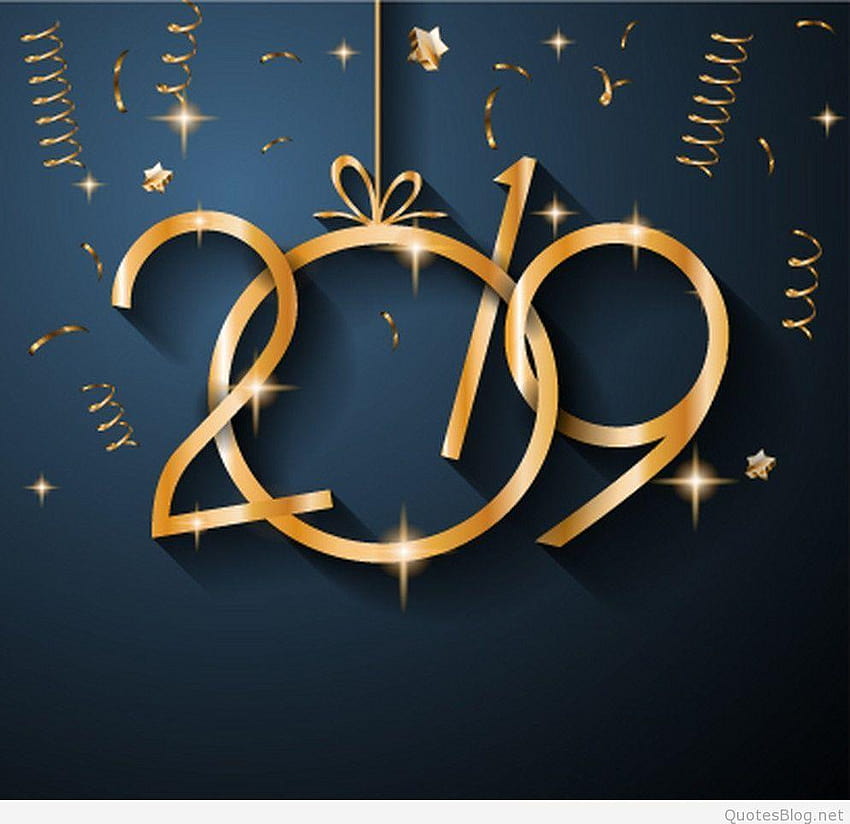 Happy New Year 2019 and HD wallpaper