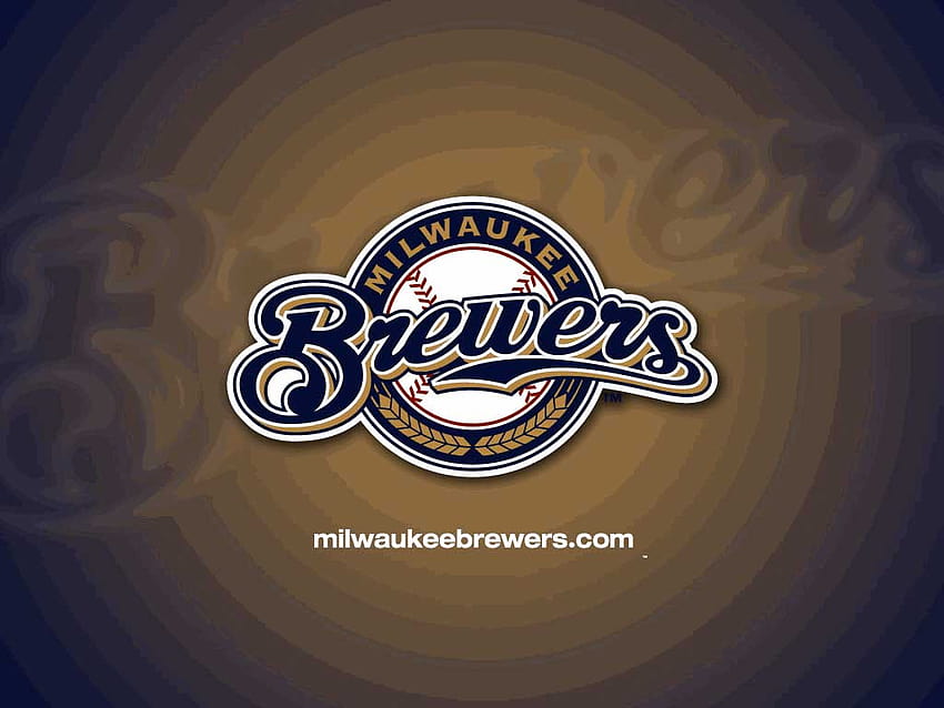 Milwaukee Brewer, logotipo dos cervejeiros papel de parede HD