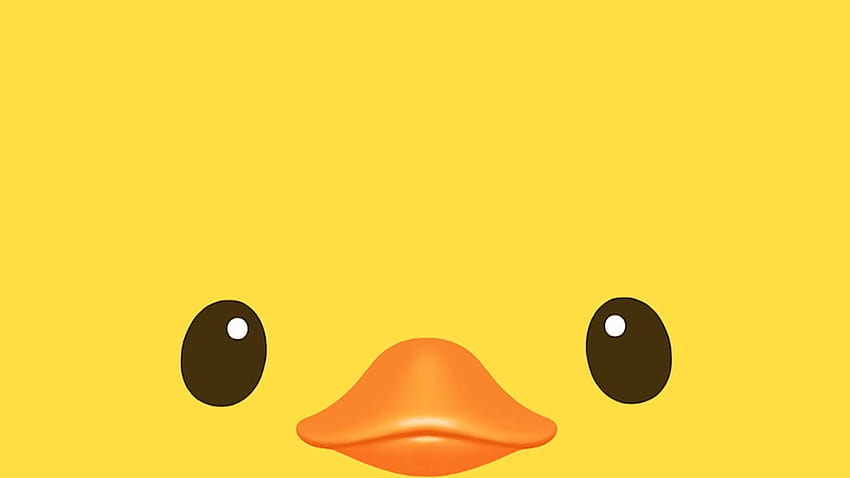 Yellow Duck Cartoon HD wallpaper