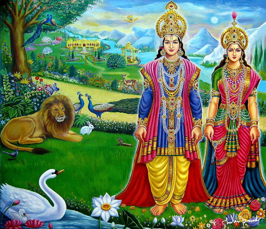 Laxmi Narayan, lakshmi narayan HD wallpaper