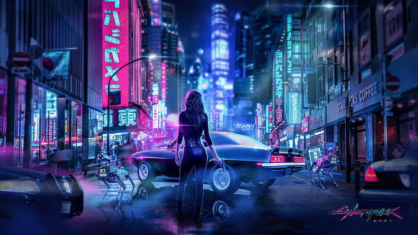 Download wallpaper 750x1334 cyberpunk, city, buildings, art, iphone 7,  iphone 8, 750x1334 hd background, 25488