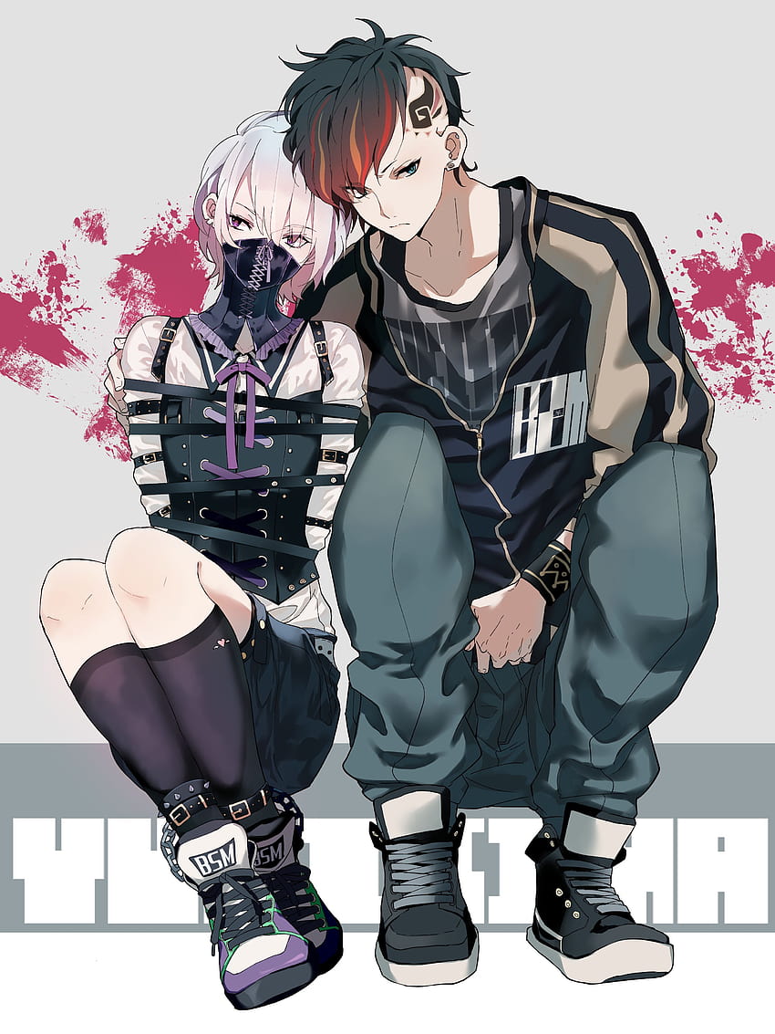 Cute Anime Emo/Goth Couple ^w^ - 9GAG