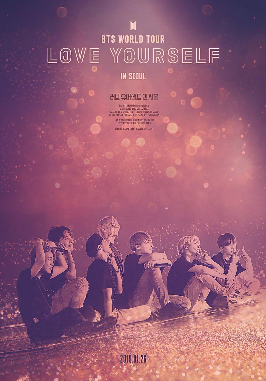 Poster BTS Love Yourself Seoul dan, dunia bts wallpaper ponsel HD