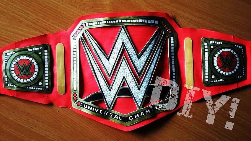 How to make WWE Universal Championship title belt, wwe universal title HD wallpaper