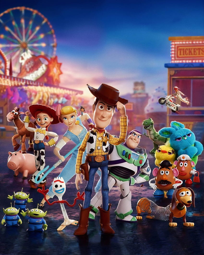 Toy Story 4, Animation, Pixar, 2019, , Filme, Pixars Toy Story 4 HD-Handy-Hintergrundbild