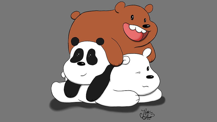 We Bare Bears For Laptop, grizzly we bare bears HD wallpaper