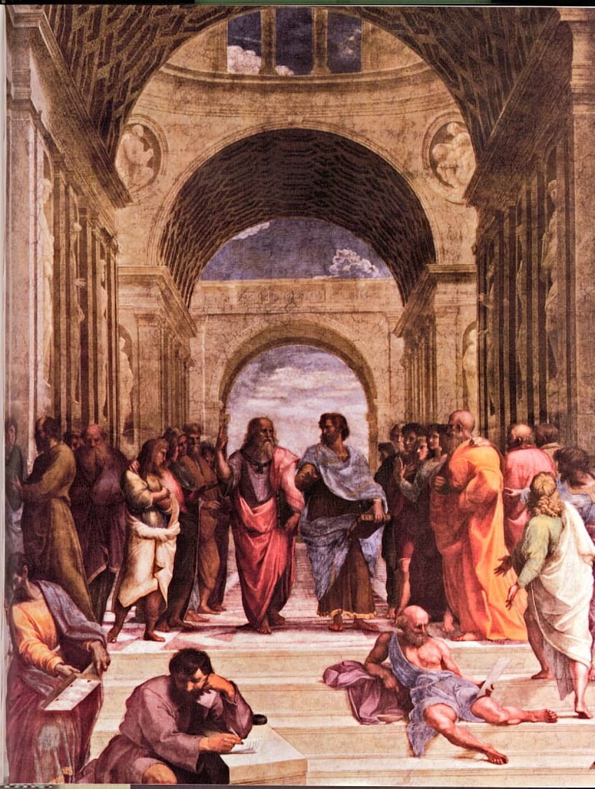異端者の哲学者: タイタンの戦い: プラトン対アリストテレス、アリストテレスの電話 HD電話の壁紙