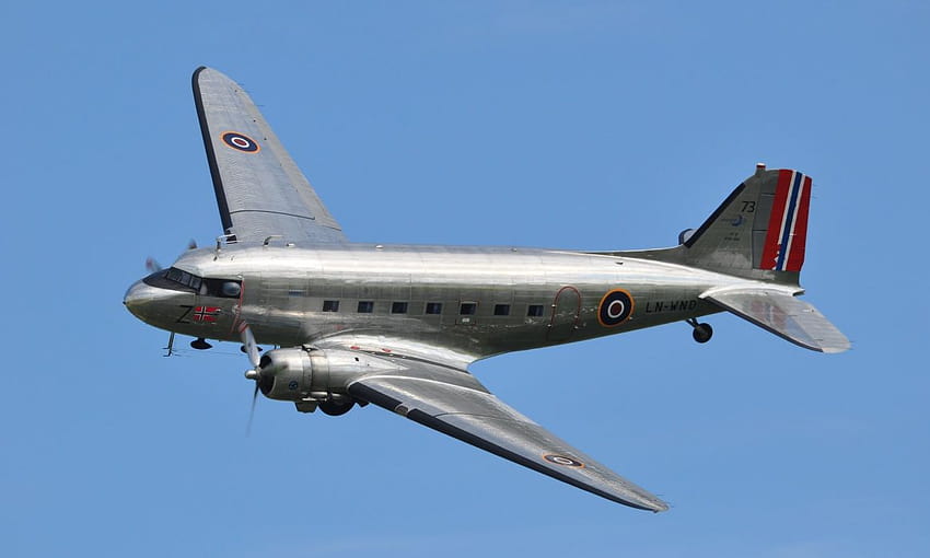 Aircrafts airliner airplane army douglas DC, dc3 HD wallpaper