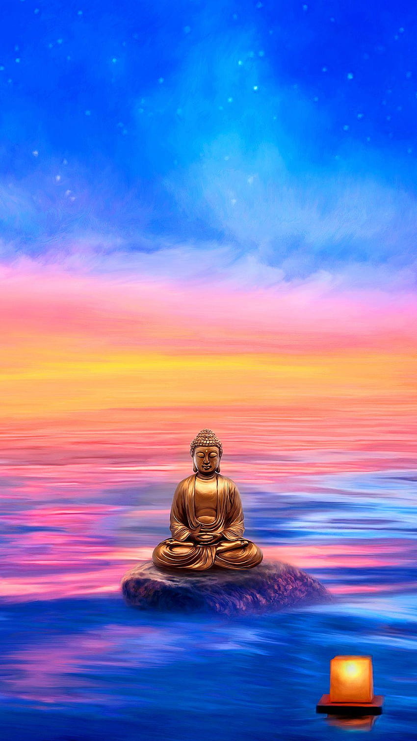 Buddha für Mobilgeräte – Grafik von Telefonbuddhist HD-Handy-Hintergrundbild