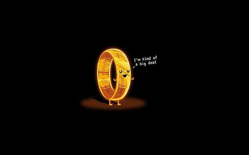Funny Lotr, lord of the rings minimalist HD wallpaper | Pxfuel