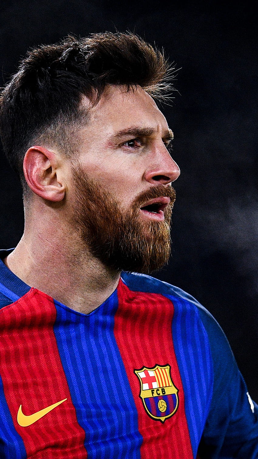 Lionel Messi, Fútbol, ​​Fútbol, ​​Los Mejores Jugadores 2016, messi peinado fondo de pantalla del teléfono
