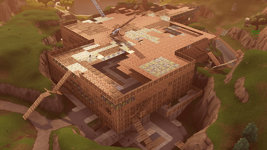 Tilted Towers reconstructed by the hungarian community, tilted towers fortnite HD wallpaper