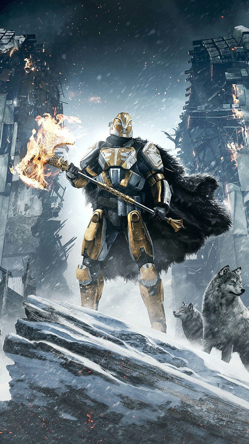 Mobile version of Lord Saladin and the new DLC for Destiny that The Kindred Seven Wolves shall be playing. HD phone wallpaper