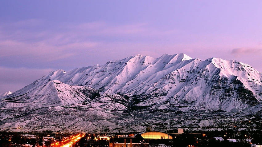 Dağ Utah Sıradağları Manzara Manzarası Yüksek Çözünürlük HD duvar kağıdı
